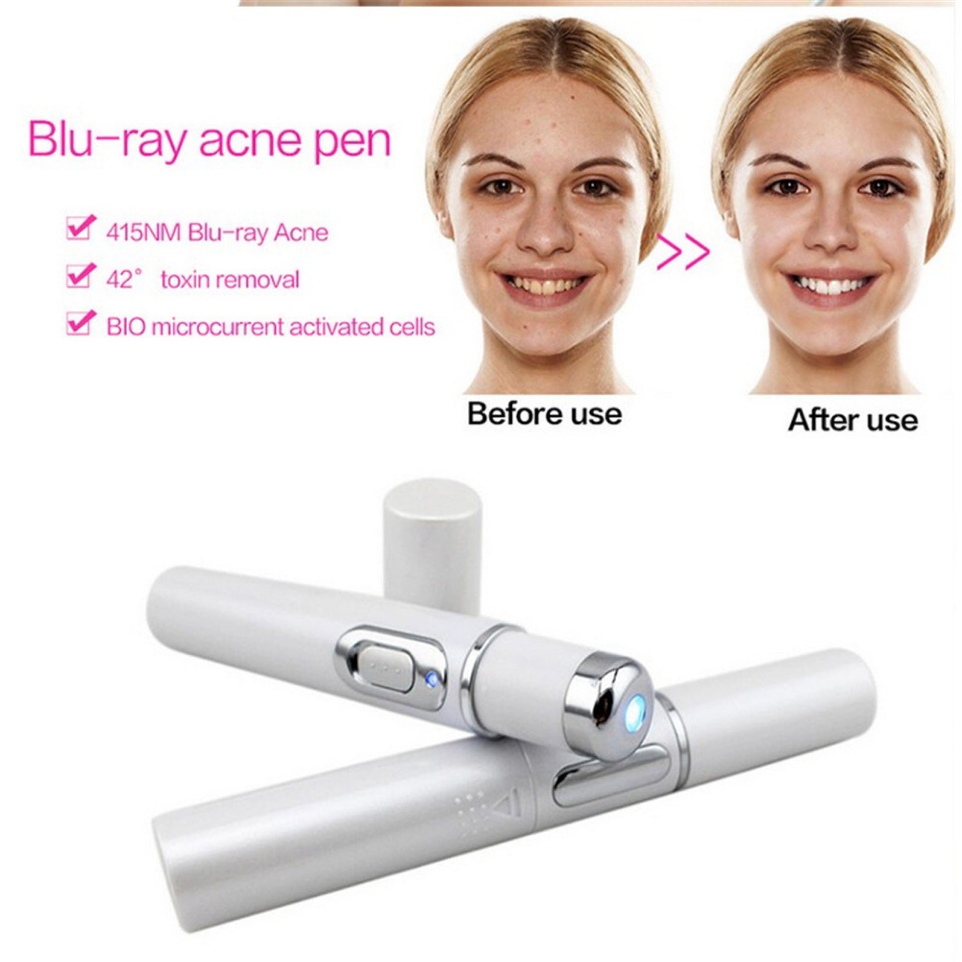 Blue light pen specs