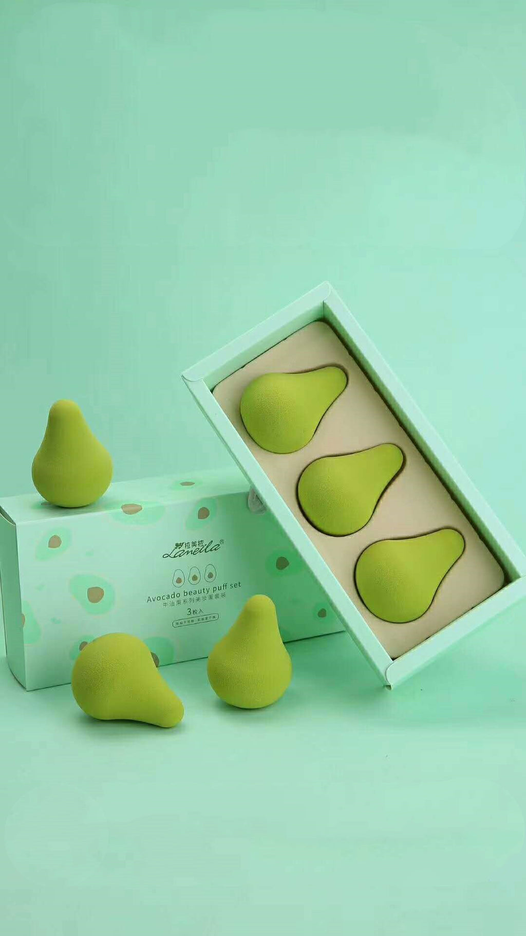 7-Shape Makeup Blender Sponge Set — Wet & Dry Foundation Puffs