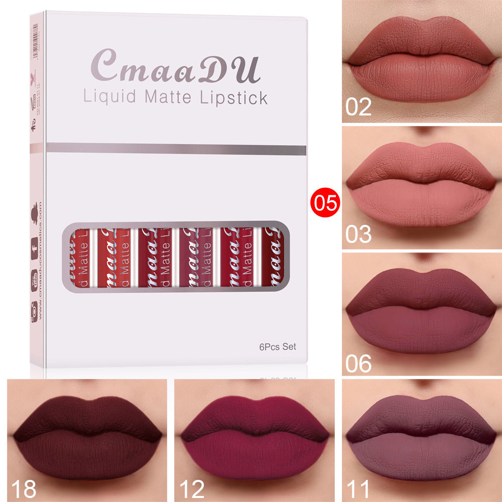 Matte lipstick set packaging