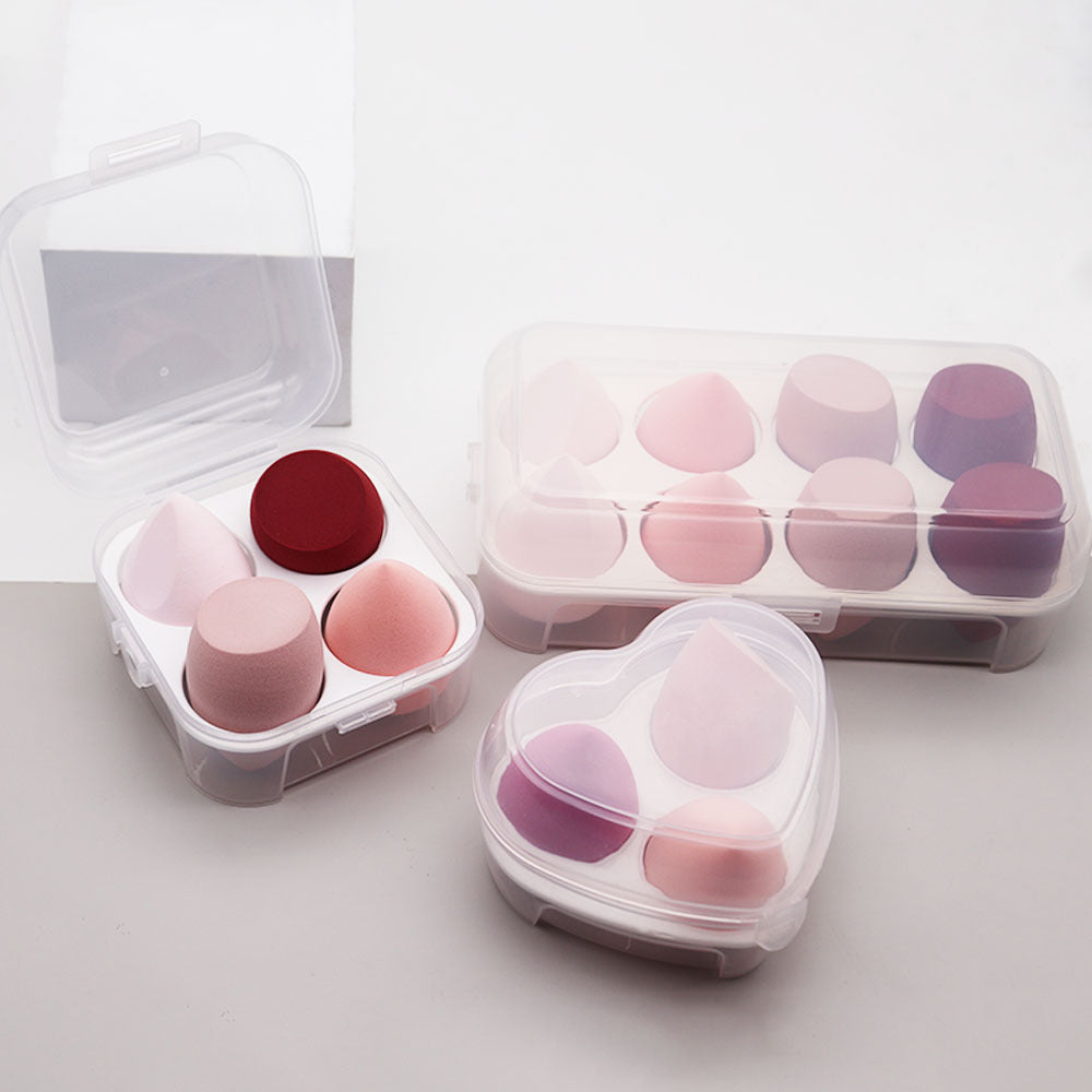 7-Shape Makeup Blender Sponge Set — Wet & Dry Foundation Puffs