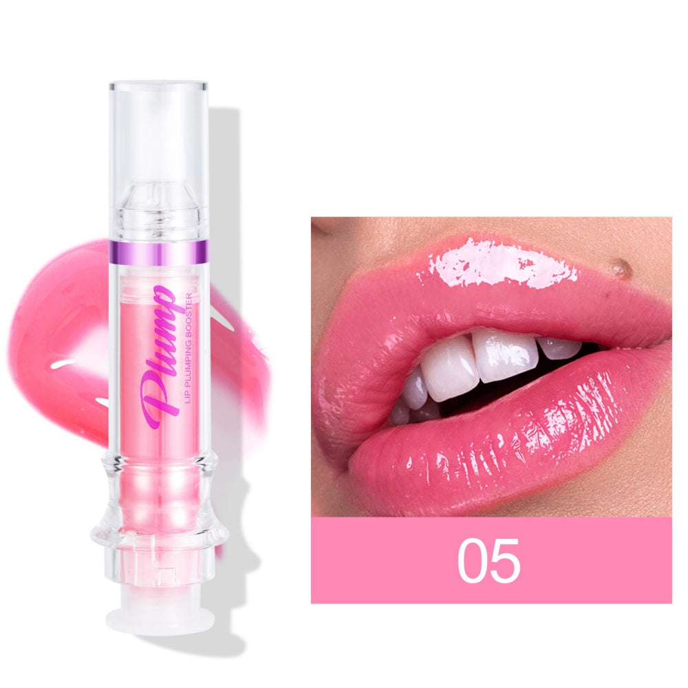 Liquid lipstick on model
