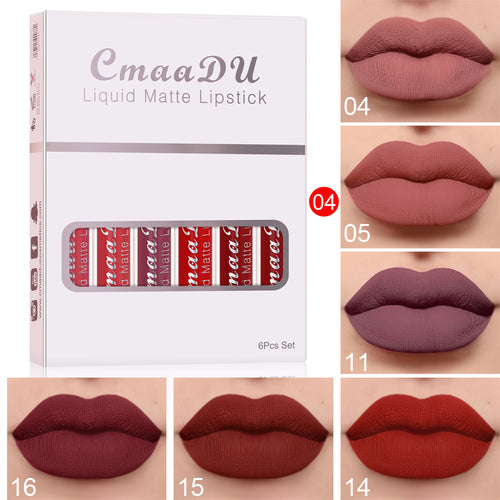 Matte lipstick set shades