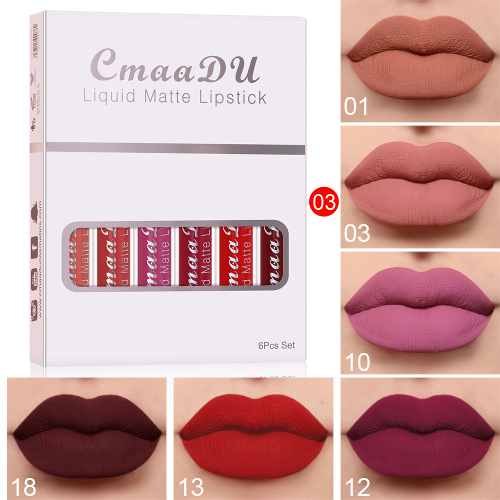 Matte lipstick set detail
