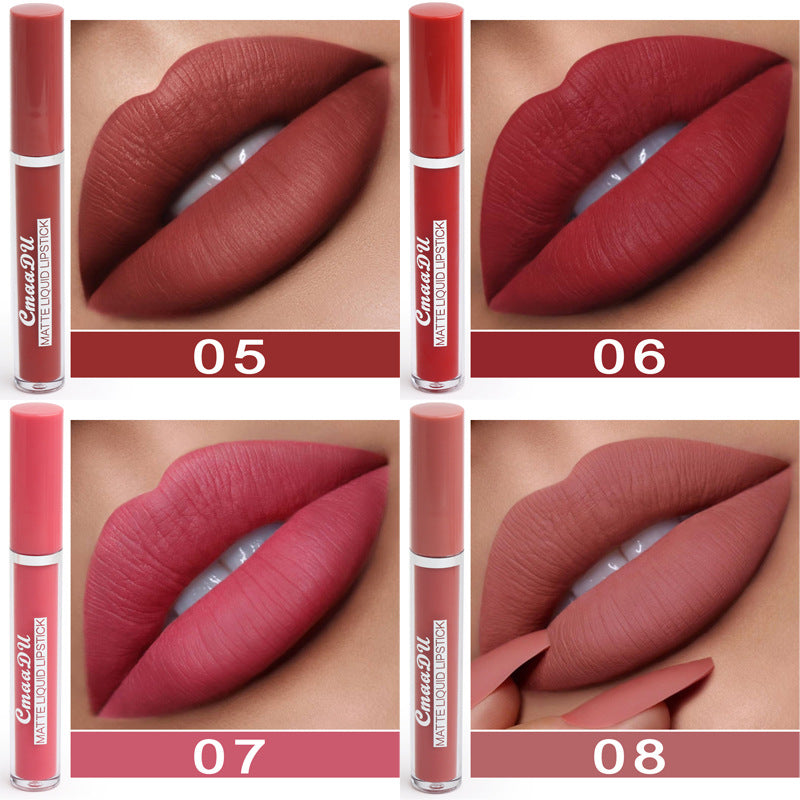 Matte lipstick packaging