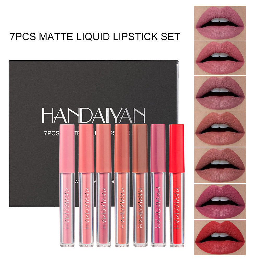 Matte lipstick set box